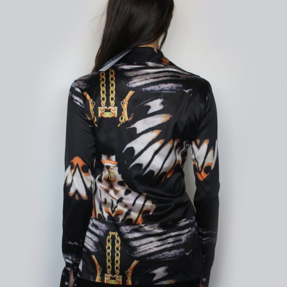 Colorful Pattern Blouse-1710 - Picture 5 of 11